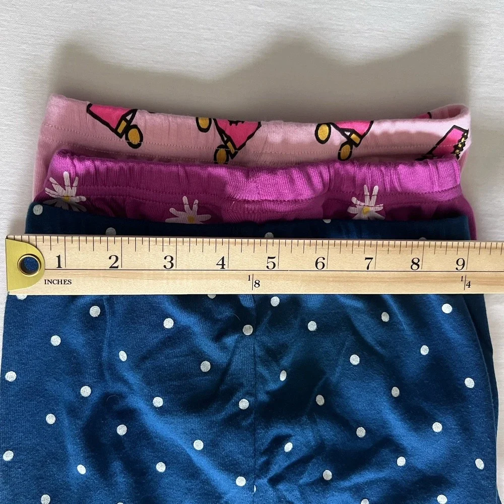 NWOT The Children's Place Lot of 3 Girls Size 8 Pajama Pants Roller Skates